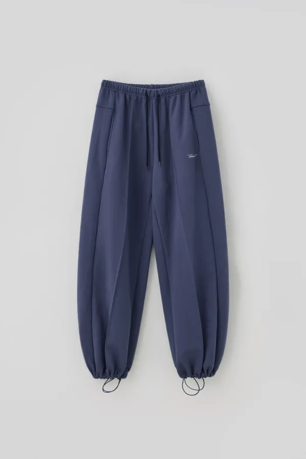 (1st re-stock) T/T Logo tuck jogger pants (midnight blue)