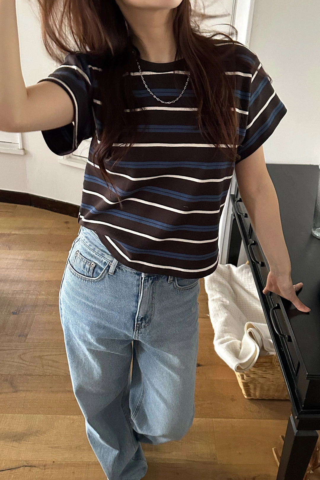 리브어리 Milly Stripe Tee 상품 이미지 1