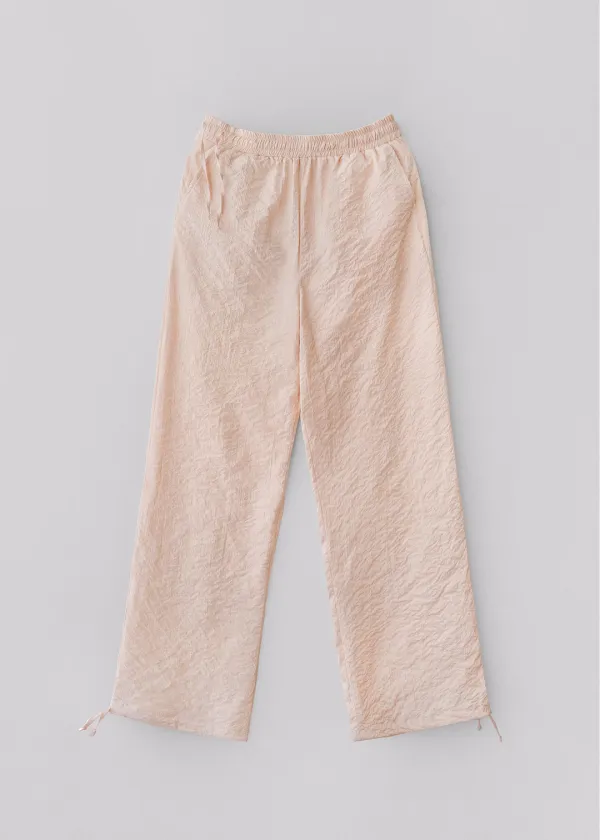 Mellow side string pants (peach)