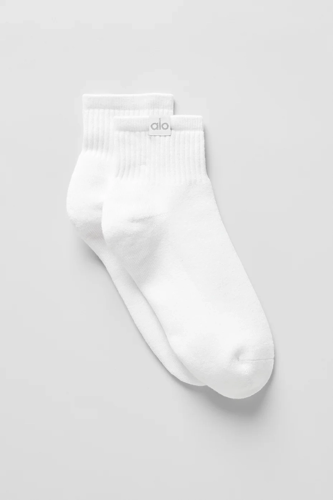 알로요가 Quarter Crew Street Sock - White 상품 이미지 1
