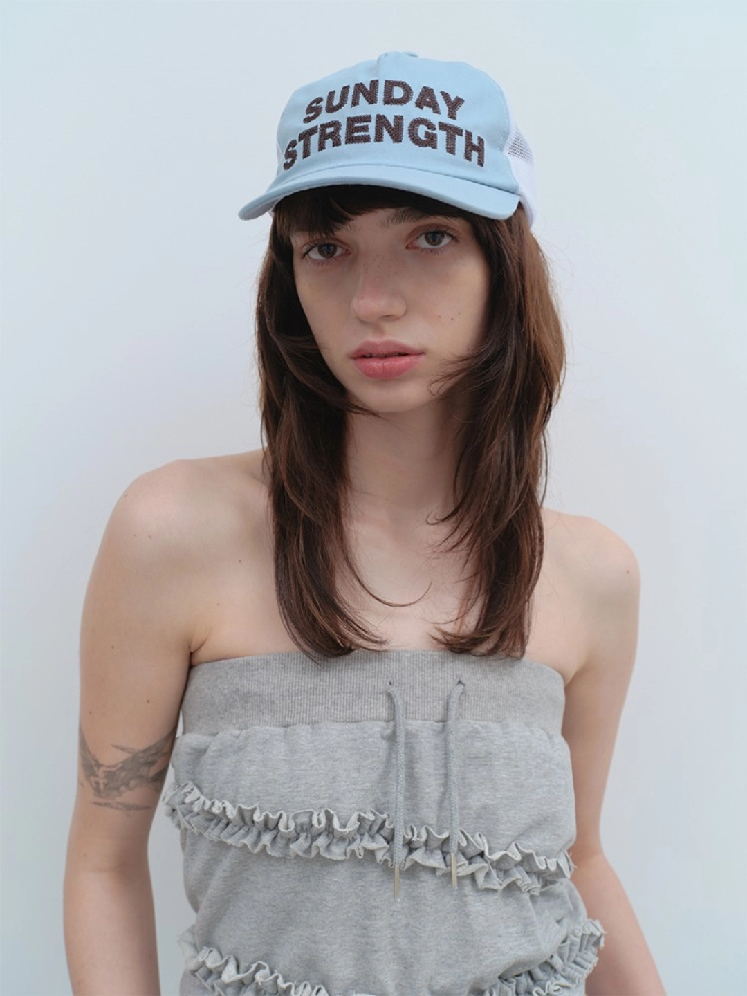 밀로 우먼 Sunday Trucker Cap [Sky Blue] 상품 이미지 2