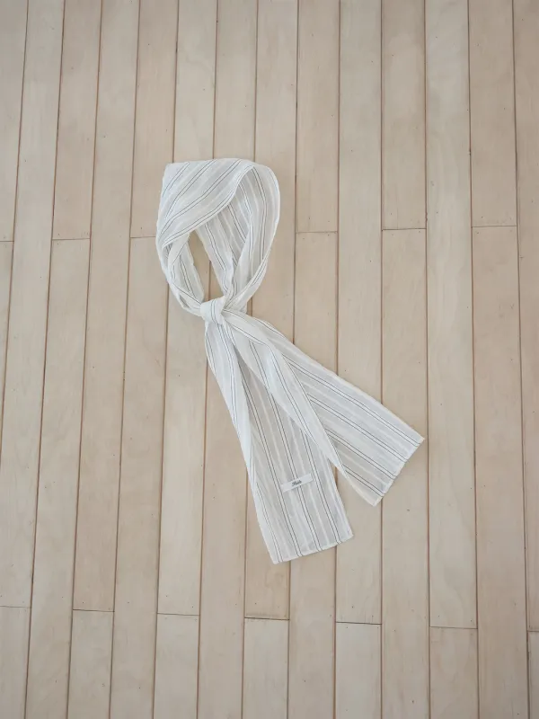 SHEER STRIPE SCARF_stripe