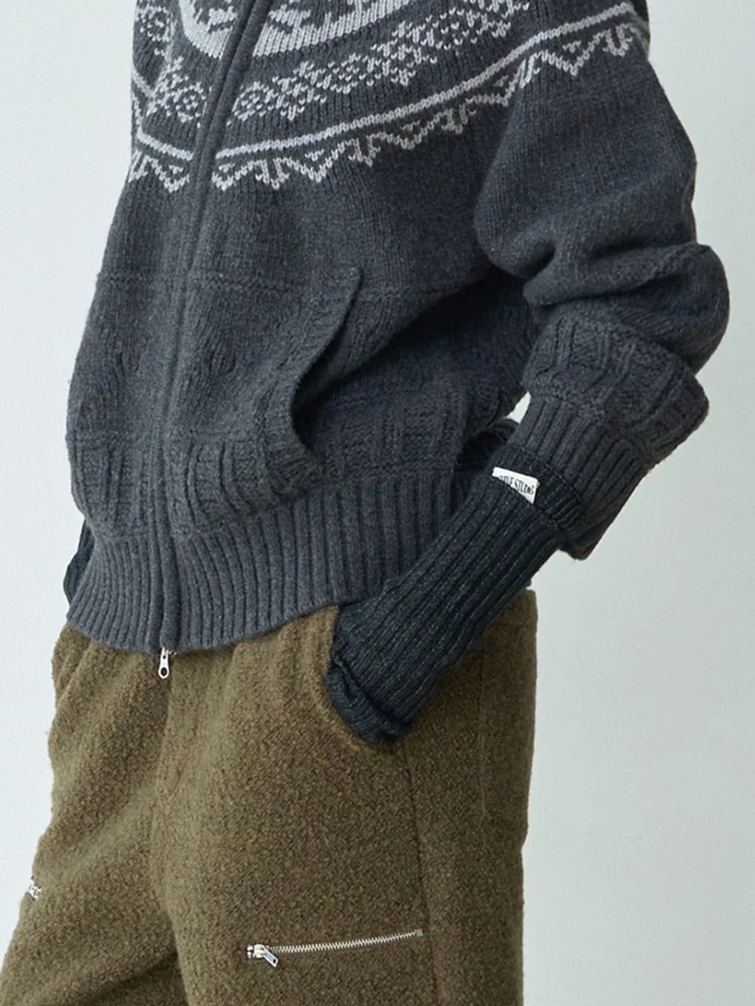 밀로 우먼 Knitted Warmer Gloves [Black] 상품 이미지 2