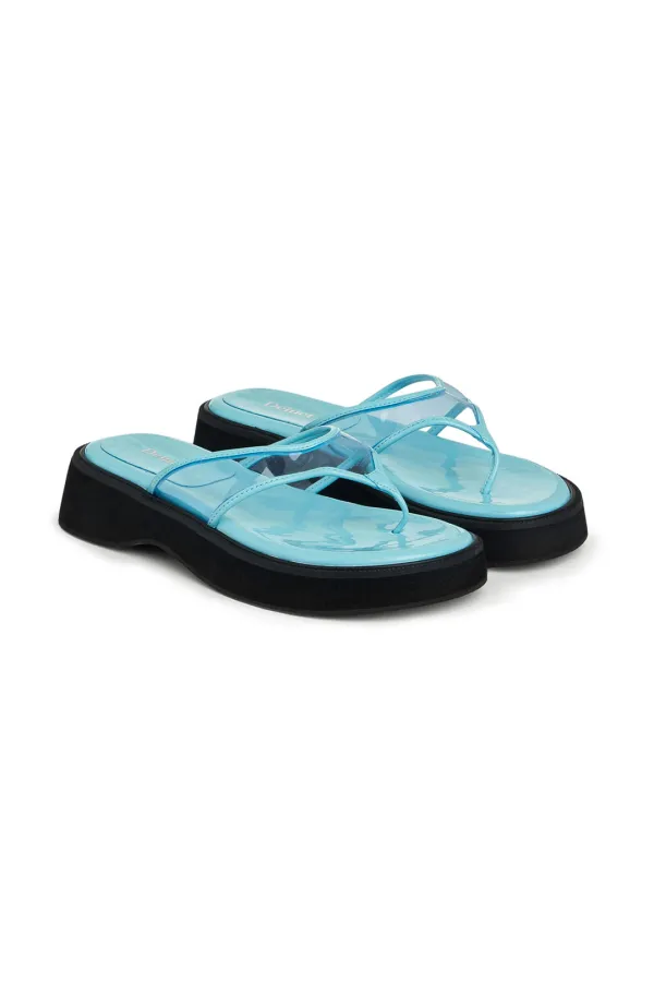 JELLY FLIP FLOP IN SKY BLUE