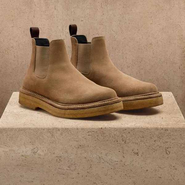 Men's Suede Chelsea Boot - String