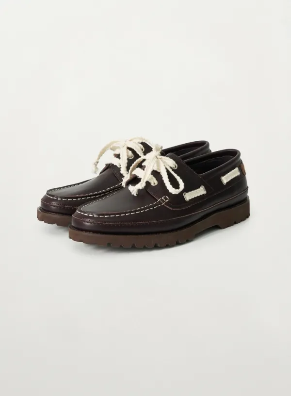 Regatta Leather Boat Loafer - Dark Brown