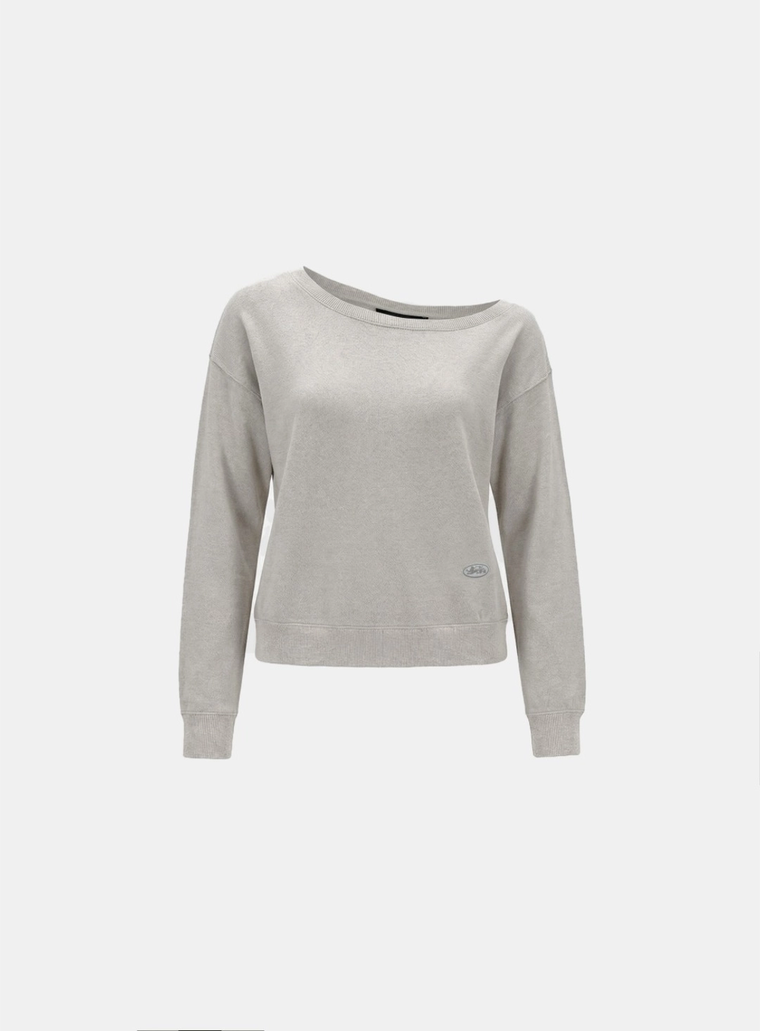 배드블러드 [w-sweatshirt26-005] BS Soft Terry Off-the-Shoulder Sweatshirt - Beige 상품 이미지 1