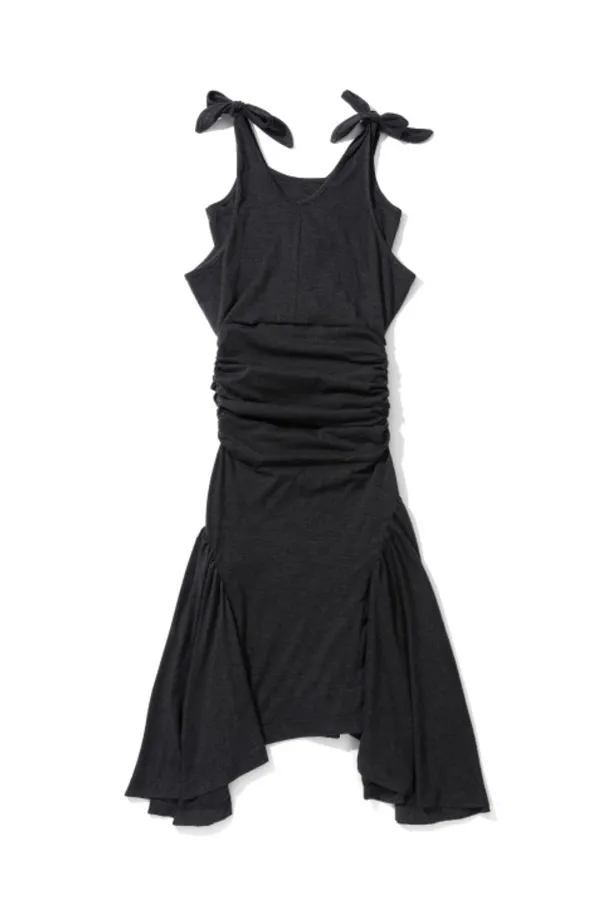Layered Scoop Dress, Ash