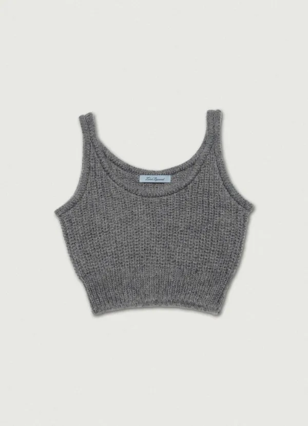 Cocoon Knit Top [charcoal]