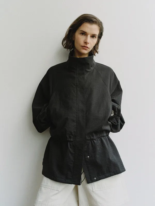 TIS AERO-SHEER RAGLAN WIND BREAKER_BLACK