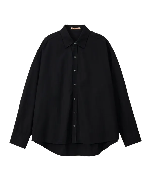 Oversized Essential Shirt-Black