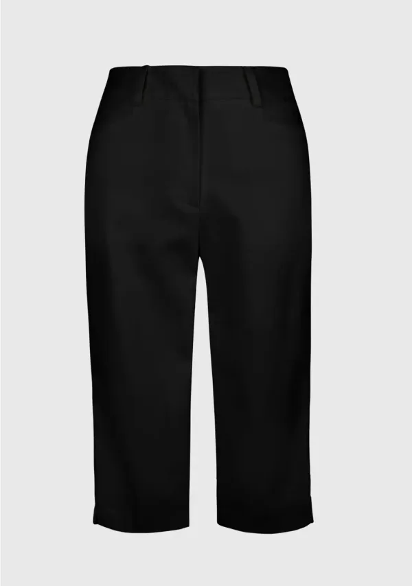 13th) Crop Stretch Pants Black