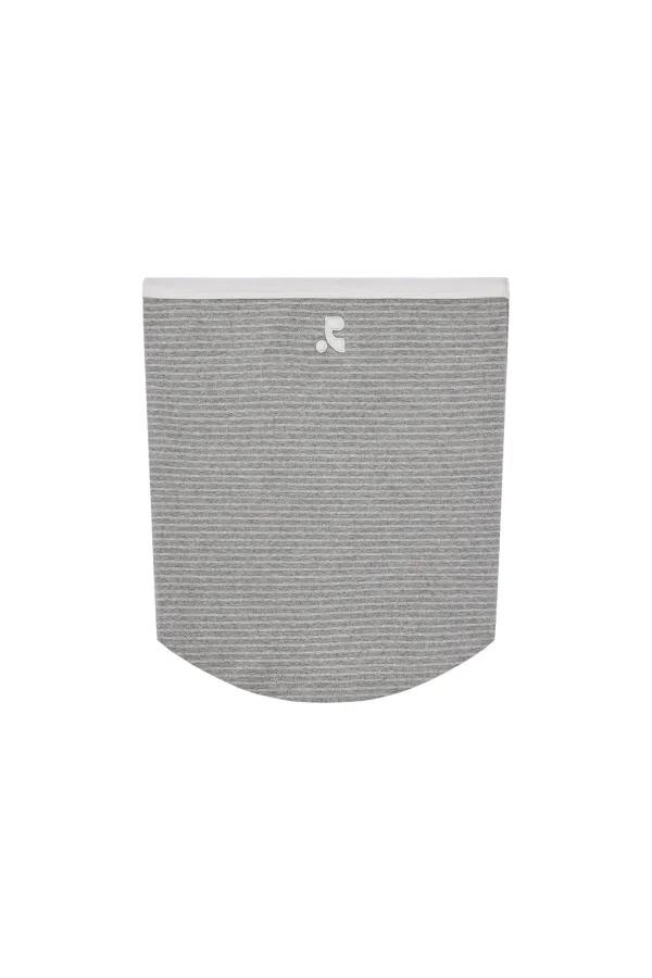 STRIPE TUBE TOP - LIGHT GREY