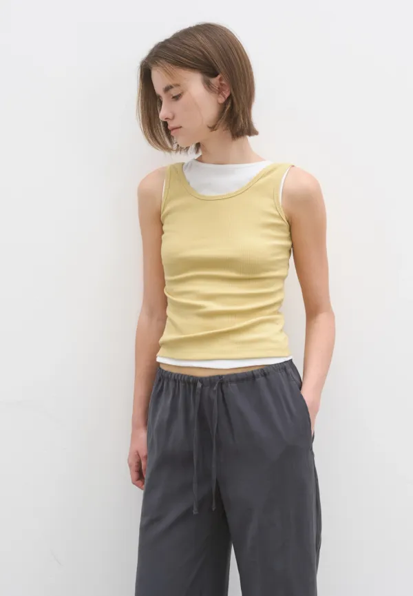 Deep round sleeveless (lemon)