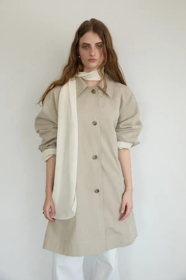 Row Trench Coat (beige)