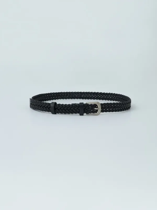 [1차 리오더] M LEATHER BELT_BLACK