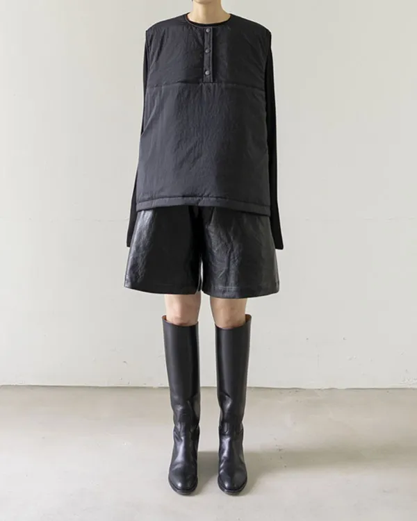 leather short pants (open, 단독 주문 시 선발송)