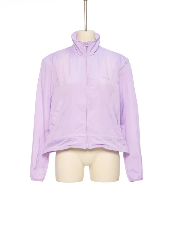 SS26 PURPLE CROPPED WINDBREAKER