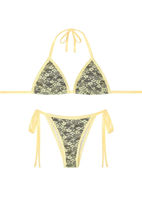 LACE 03 BIKINI (YELLOW)