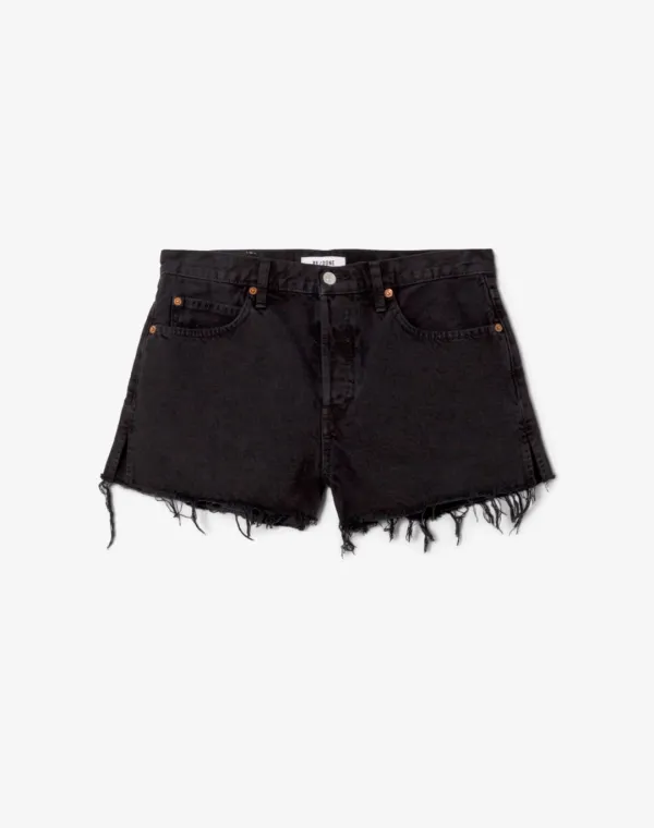 The Breezy Short - Washed Black