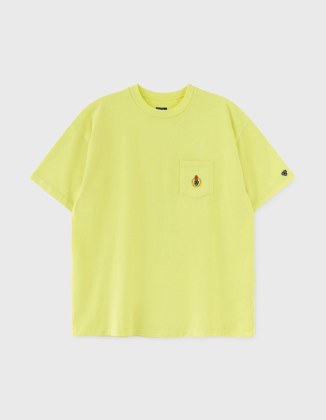 헤리티지플로스 CREST 14S WASHED POCKET T-SHIRT / L.Yellow 상품 이미지 3