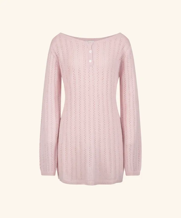 Blake Wool Knit Dress ( Pink )