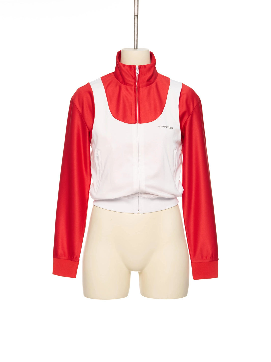 푸쉬버튼 SS26 RED LAYERED SLEEVELESS TRACK TOP 상품 이미지 1