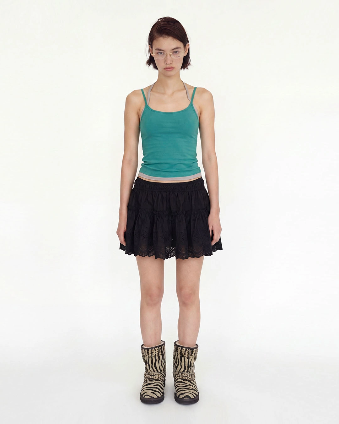 루루서울 CARAMEL SKIRT (BLACK) 상품 이미지 2