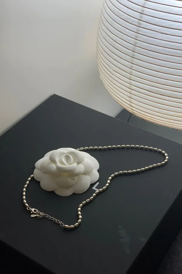 Part.8 Silver grain necklace (92.5)