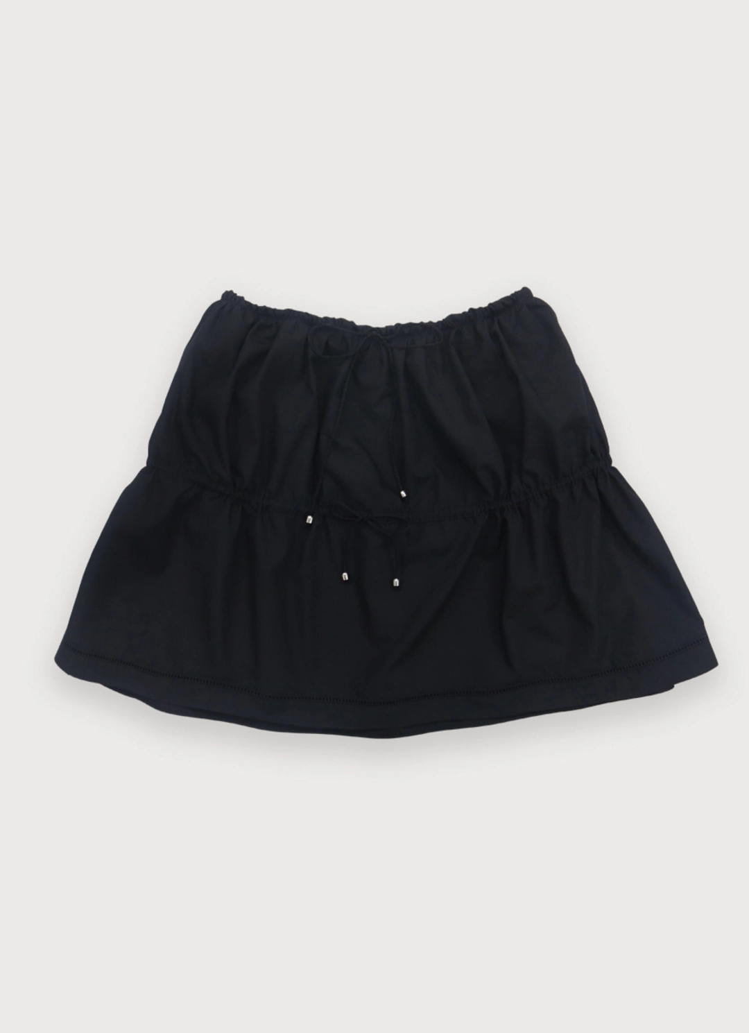 포에토 COULD PURE SKIRT - BLACK 상품 이미지 2