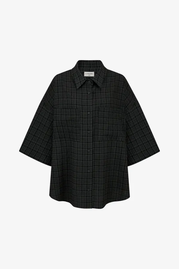 25SS rolling textured long shirt