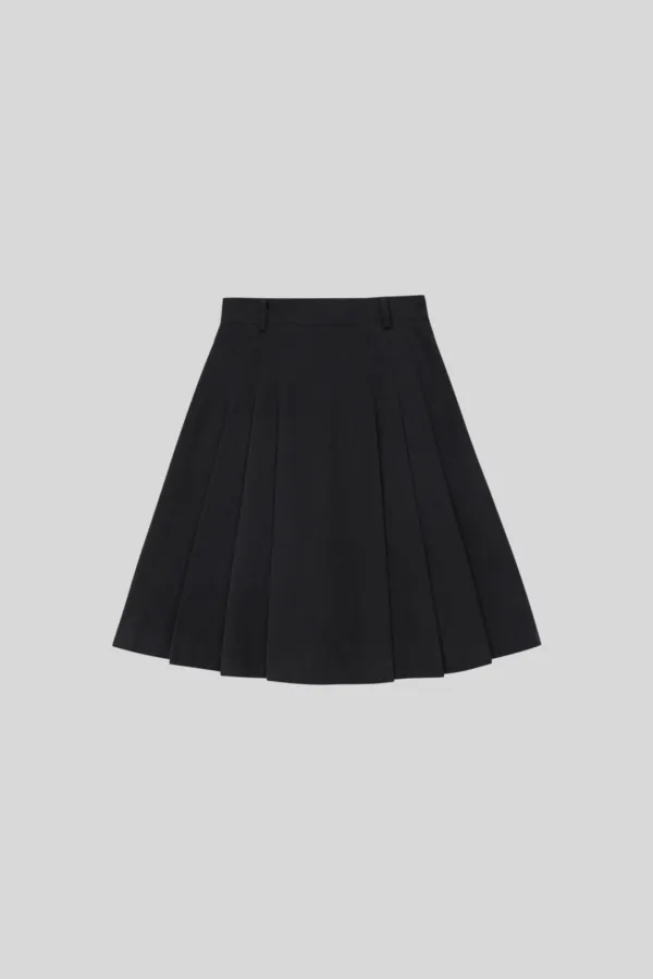 Neo pleats skirt (black)