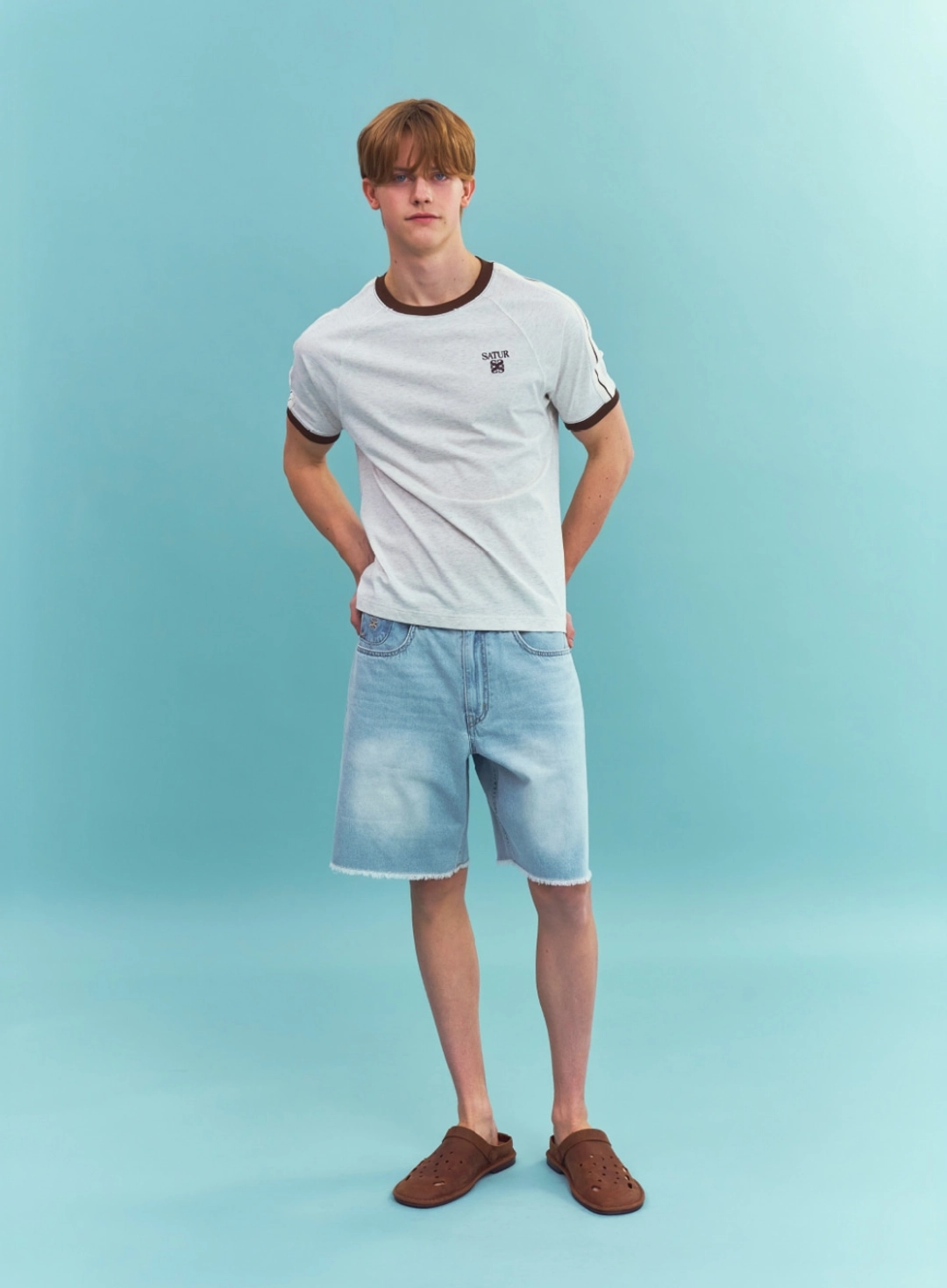 세터 [RIIZE\'s Pick] Lawton Ringer T-Shirt - Oatmeal 상품 이미지 3