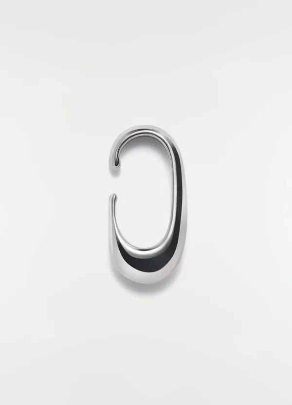 LONG DROP EARCUFF IN SILVER