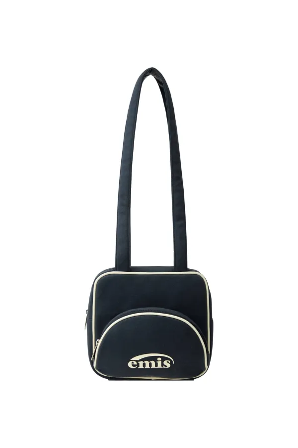 JERSEY LOGO SHOULDER BAG-NAVY