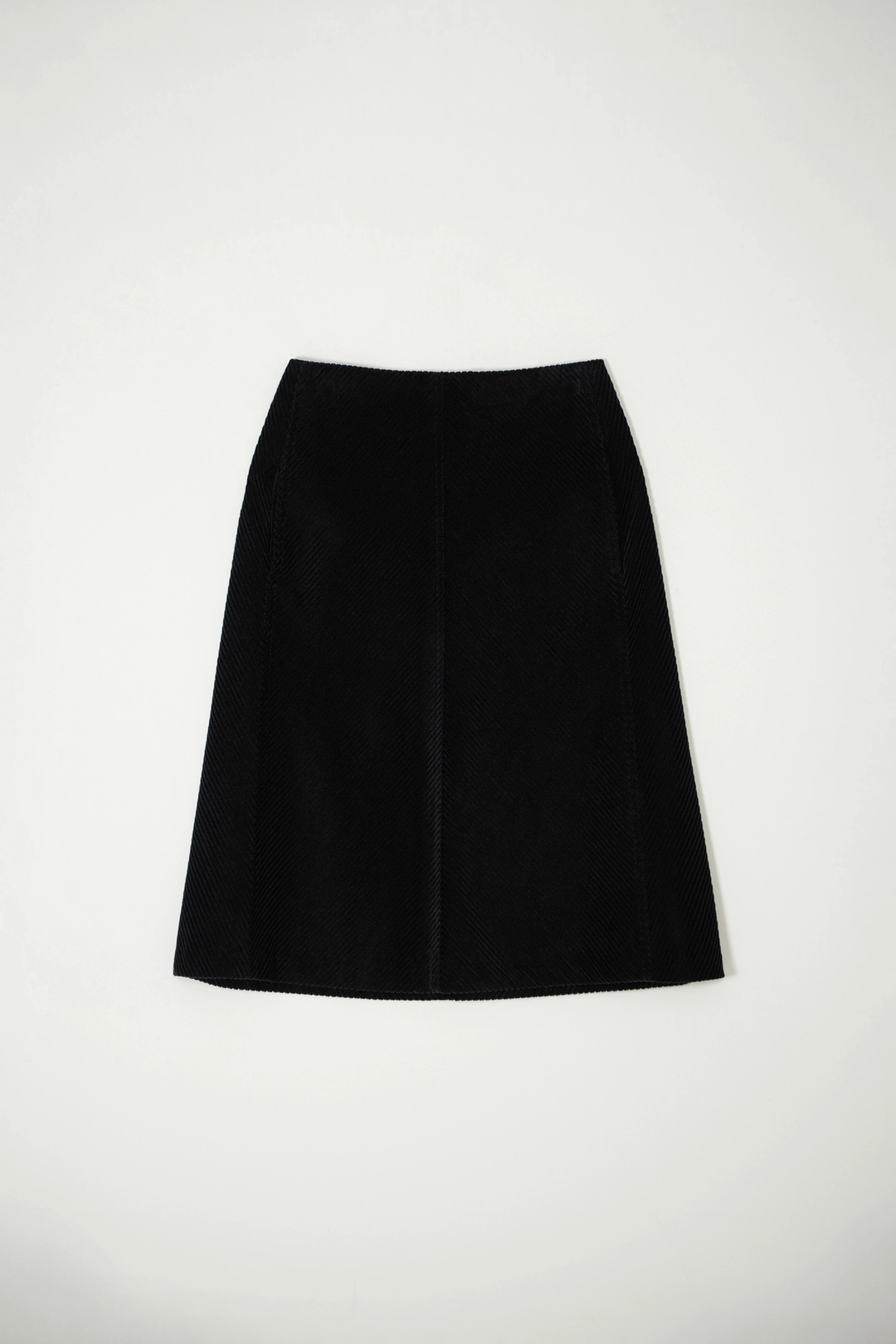 세이지먼트 AMBO CORDUROY FLARE HALF SKIRT_BLACK 상품 이미지 3