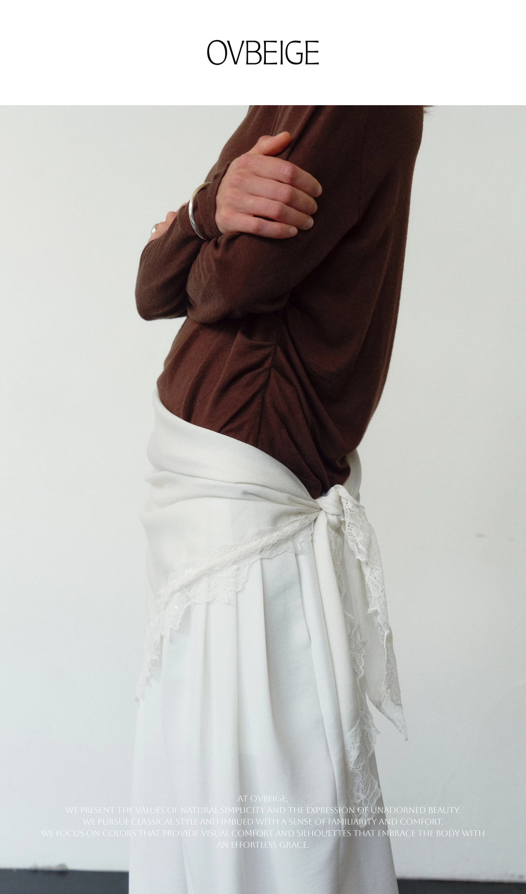 오브베이지 SERENE LACE VISCOSE SCARF_3COLOR 상품 이미지 1