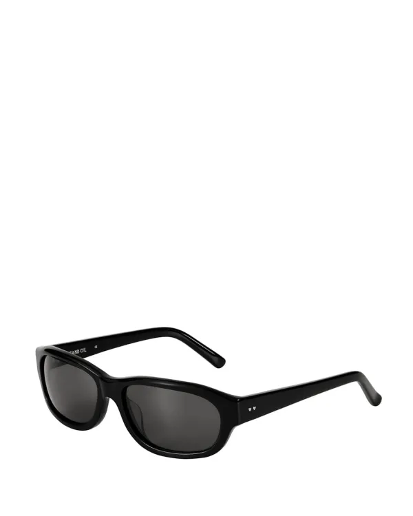 Curved Glow Sunglasses · 커브드 글로우 선글라스 / 블랙