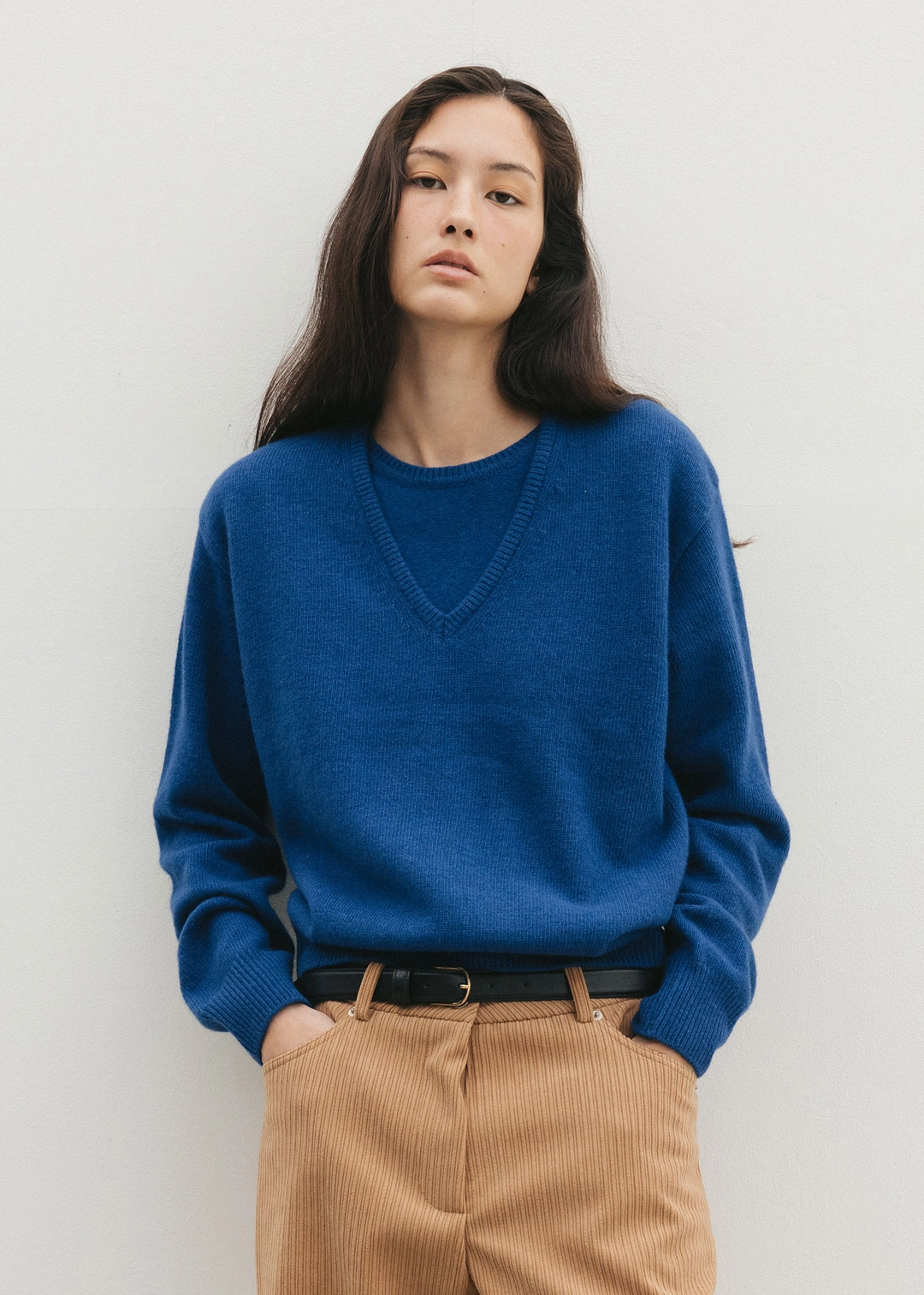 더라이 Layered Knit(Blue) 상품 이미지 2