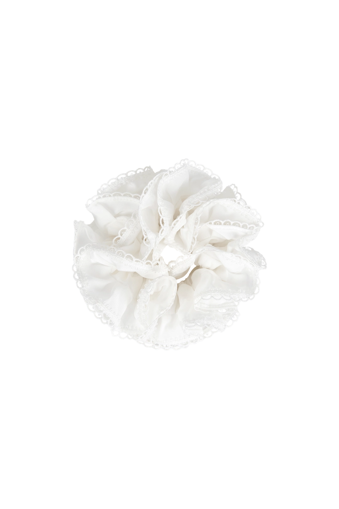클리시어 Sheer Bloom Scrunchie, White 상품 이미지 1