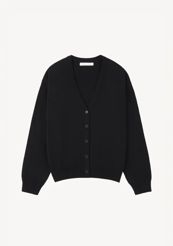 Nicholson V Cardigan in Black