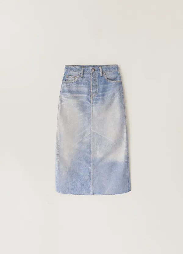 Digital-Print Relaxed Skirt - Digital Print