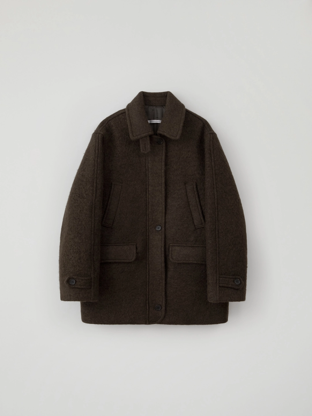 톨로 Alpaca Half Coat(Brown) 상품 이미지 1