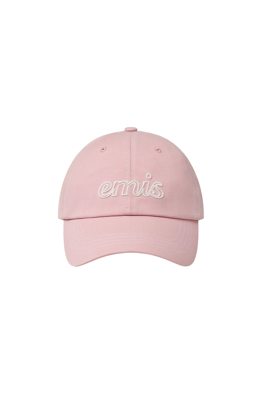 이미스 LETTERING LOGO WHITE STITCH BALL CAP-PINK 상품 이미지 2