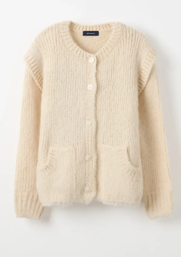 Cream Vanila Cardigan Ivory