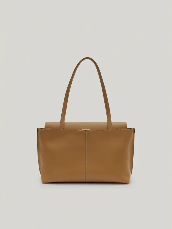 PANIER FLAP BAG (TAN BROWN)