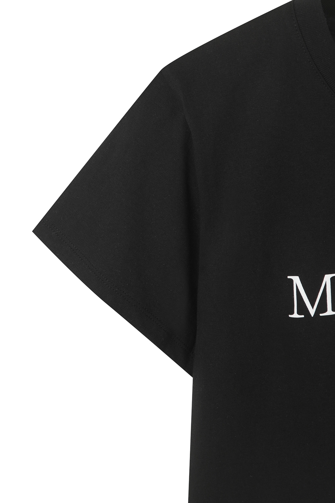 마뗑킴 MATIN KIM LOGO CROP TOP IN BLACK 상품 이미지 3