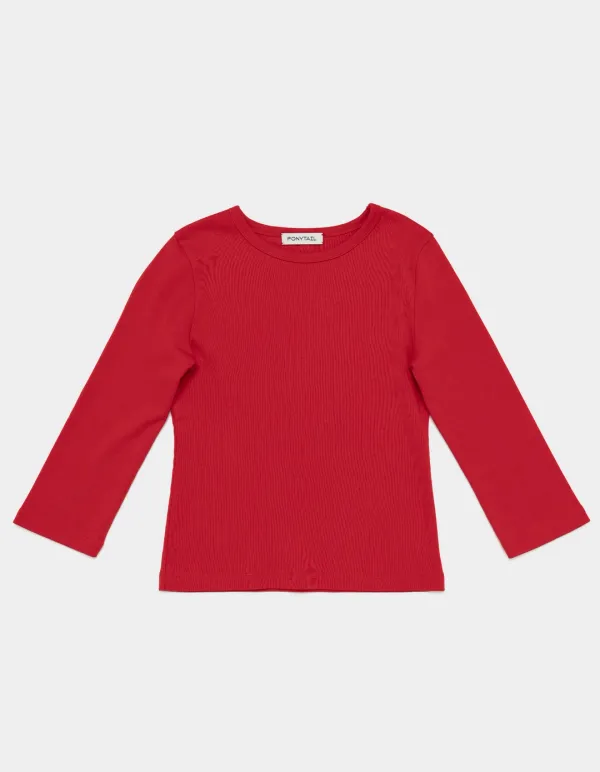 Jackie Simple T-shirt (Red)