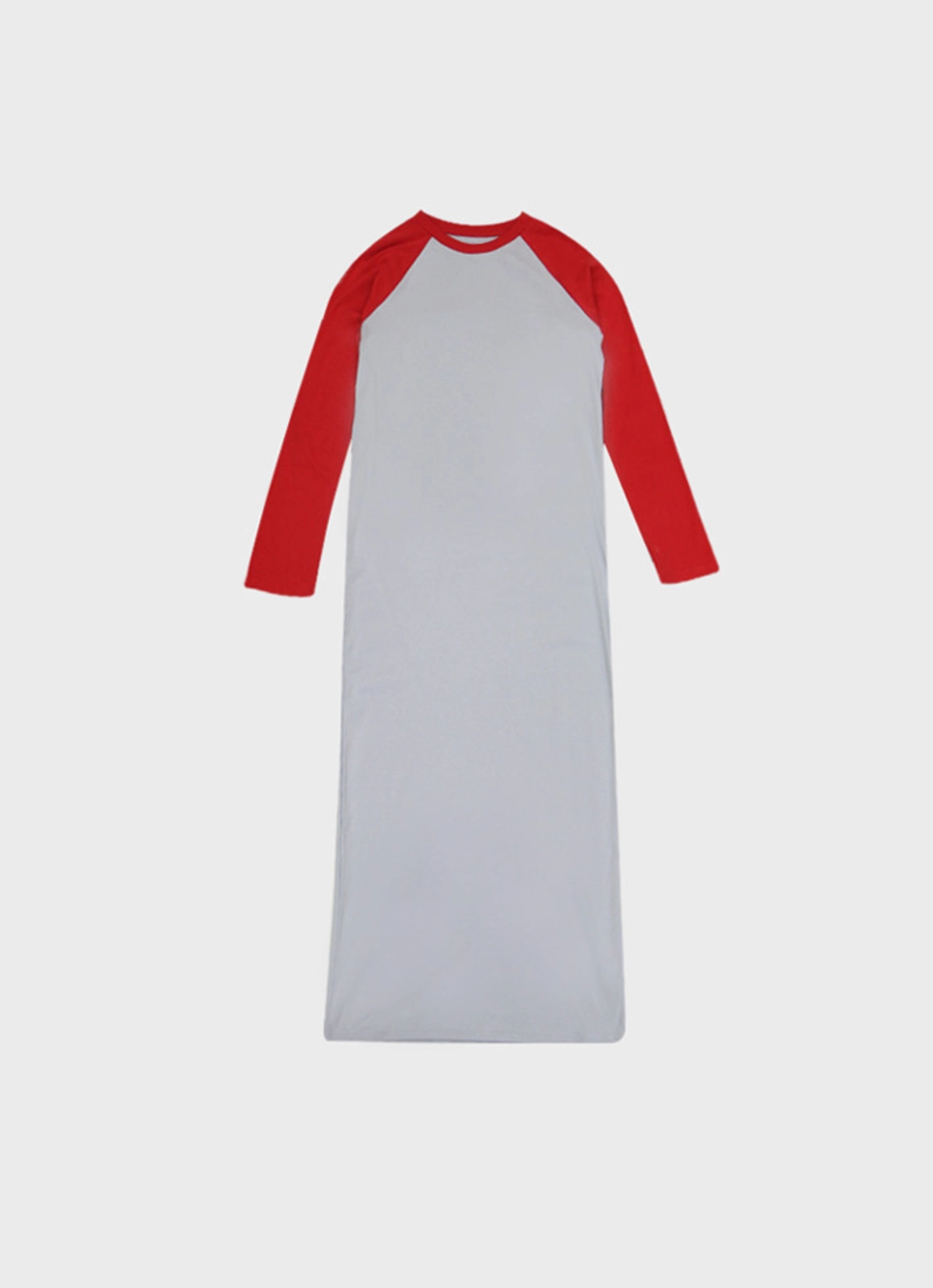 프레클 raglan long dress in red 상품 이미지 3