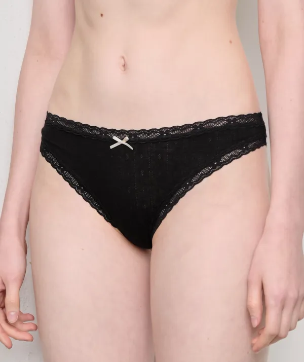 TXT X TSW Eyelet Brief [Black]
